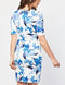 Square Neck Floral Print Dress - DS1003