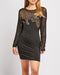 Embellished Animal Pattern Dress -DS1031