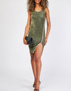 Metallic Woven Detail Lurex Dress -DS1062