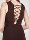 Mesh Insert Lurex Illusion Dress -DS1086