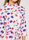 Sweet Macaron Cookie Colorburst Print Shirt Dress -DS1088