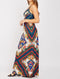 Mix Printed Maxi Dress -DS1092