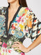 Multi Flower Print Floral Kimono Beach Cover Up -DS1101