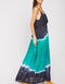 Tye Dye Summer Casual Long Spaghetti Strap Overlay Maxi Dress -DS1138