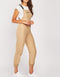 Buckle Up Belted Strap Utility Jumpsuit -JS1015