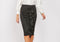 Ruffle Front Midi Pencil Skirt -SK1006