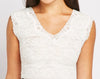 Sleeveless lace V Neck Top -TP1004