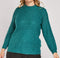 Teal Green Blue Womens Jumper -TP1019