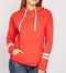 Striped Long Sleeve Drawstring Hoodie -TP1032