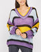 Vibrant Multi-color knit Sweater Jumper -TP1049