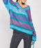 Vibrant Multi-color knit Sweater Jumper -TP1049