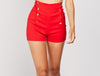 Button Detail Shorts -TS1010